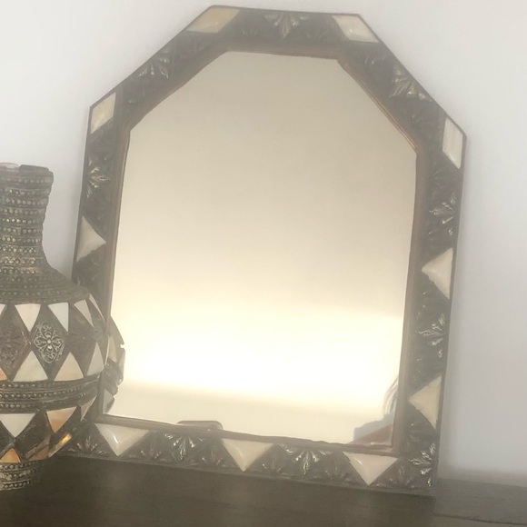 UNIQUE VINTAGE HANDMADE Mirror - Picture 4 of 12